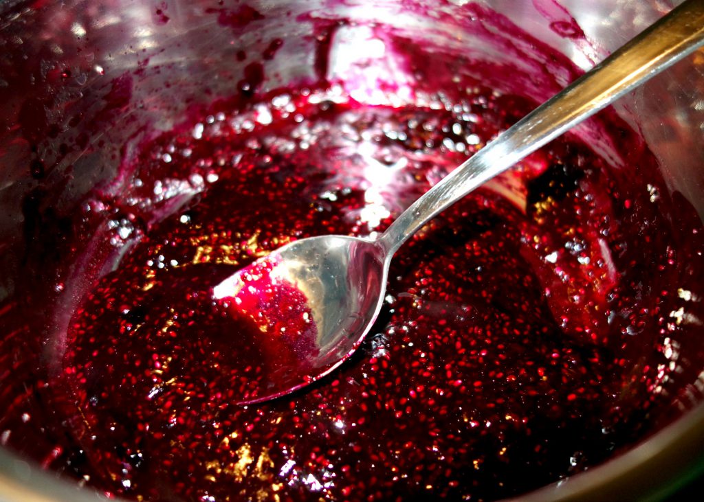 Suikervrije blauwe bessen jam Healthyfoodlove De lekkerste gezonde