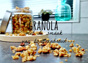 Bananenbrood, granola, healthyfoodlove, recepten