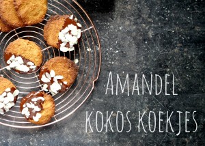 Amandel-kokos koekjes