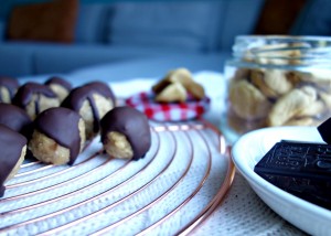 kastanjes van appel en chocolade