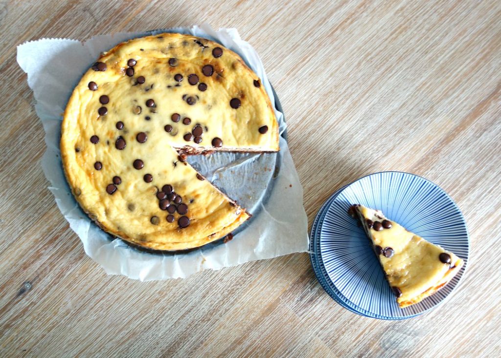 chocolate chip cheesecake