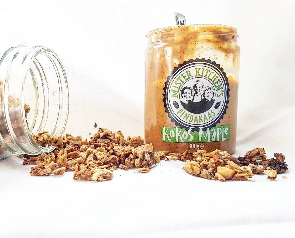 banaan pindakaas granola