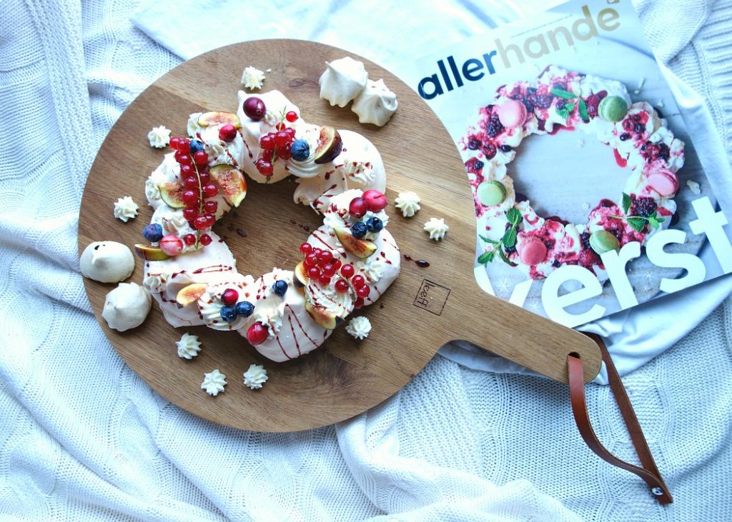 Merengue kerstkrans