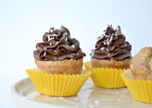 Kokosmuffins met chocolade