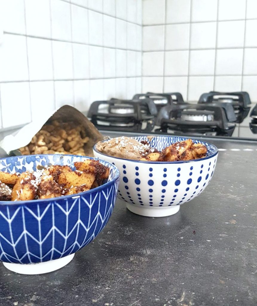 appel-choco crumble