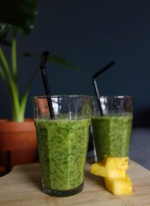 Ananas spinazie smoothie