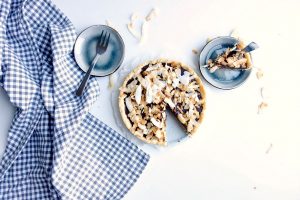 Chocolade kokos taart