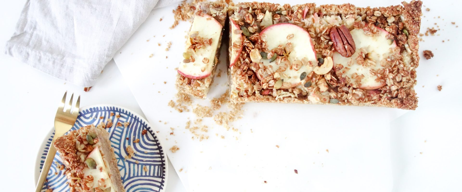 Gezonde glutenvrije appeltaart