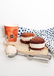 Gezonde ijssandwich