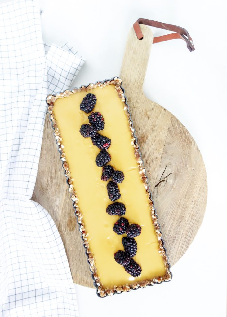 Vegan puddingtaart