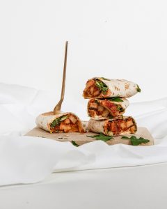 Chili salsa boonburger wrap