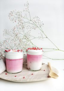 Strawberry latte