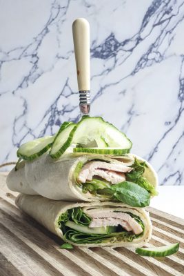 wrap met gerookte kip