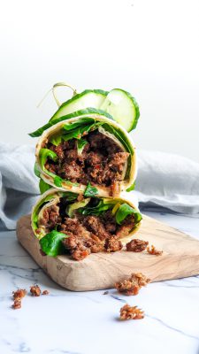 Wraps met pulled oats